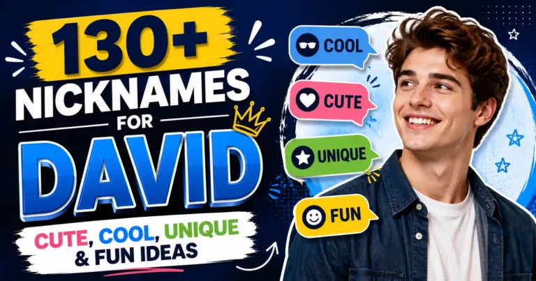 130+ Nicknames for David Cute, Cool, Unique & Fun Ideas