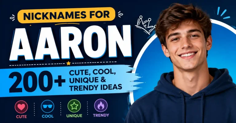 Nicknames for Aaron 200+ Cute, Cool, Unique & Trendy Ideas 🏔️