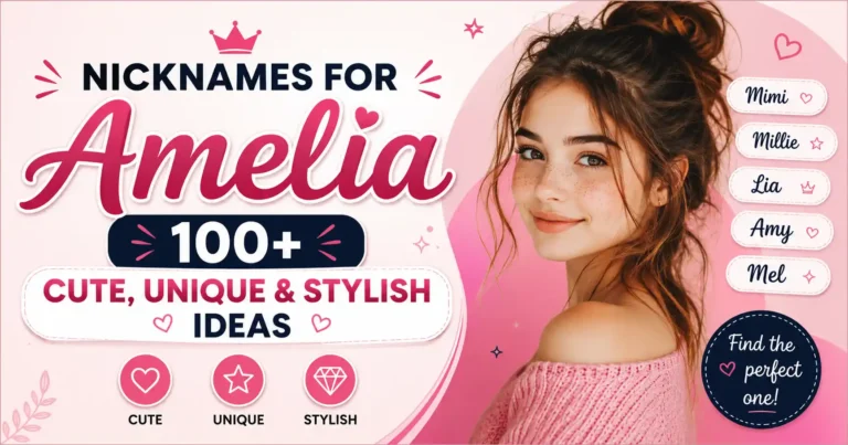 Nicknames for Amelia 100+ Cute, Unique & Stylish Ideas 💫