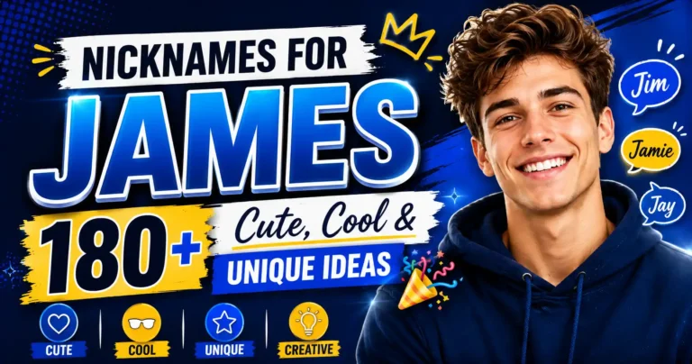Nicknames for James 180+ Cute, Cool & Unique Ideas