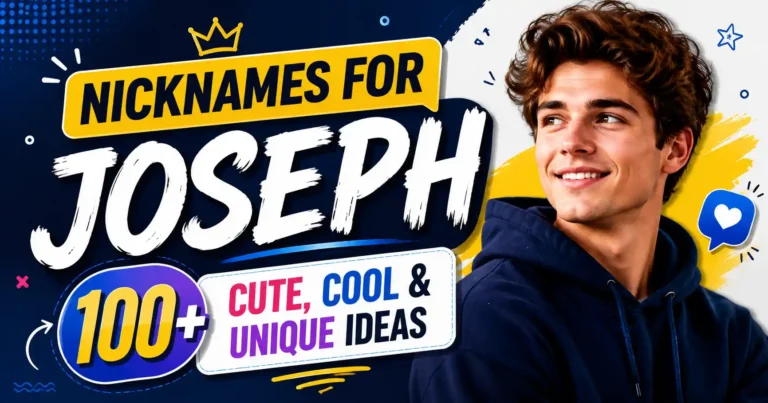 Nicknames for Joseph 100+ Cute, Cool & Unique Ideas