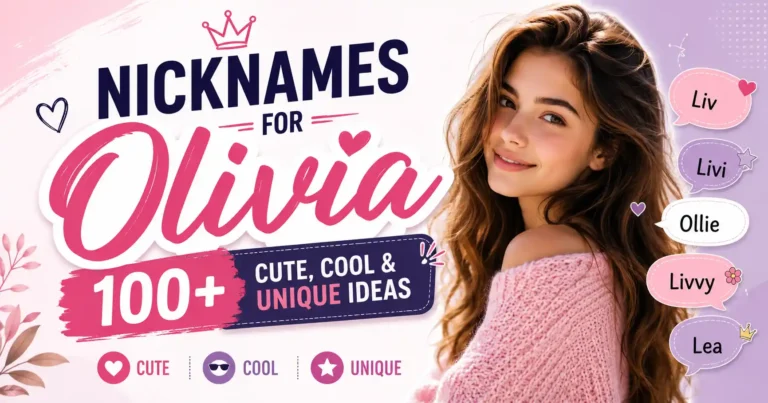 Nicknames for Olivia 100+ Cute, Cool & Unique Ideas 🫒