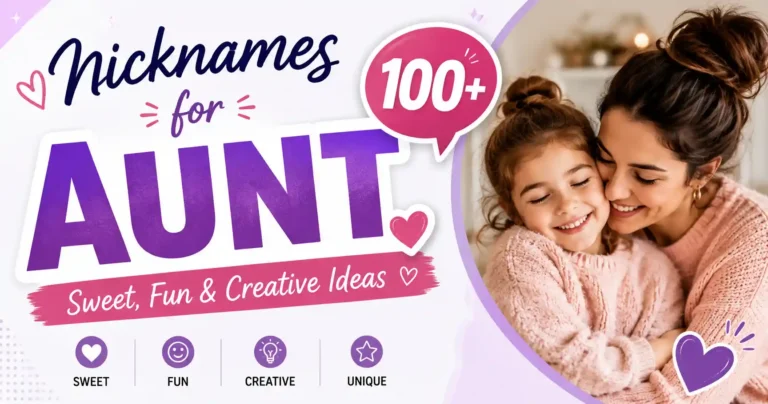 Nicknames for Aunt 100+ Sweet, Fun & Creative Ideas