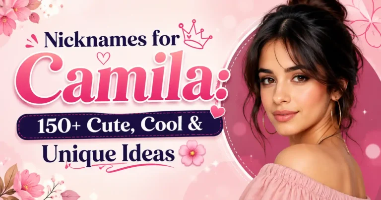 Nicknames for Camila 150+ Cute, Cool & Unique Ideas 🌸