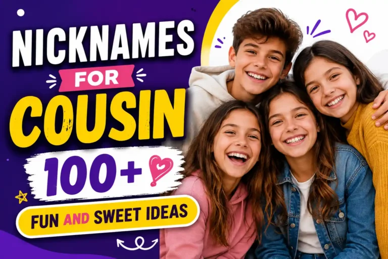 Nicknames for Cousin 100+ Fun and Sweet Ideas