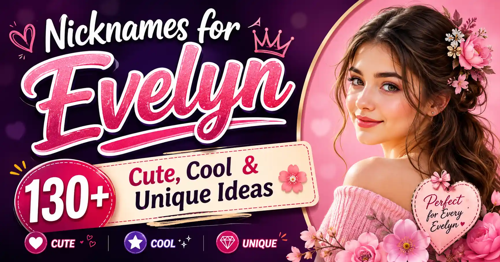 Nicknames for Evelyn 130+ Cute, Cool & Unique Ideas 🌸