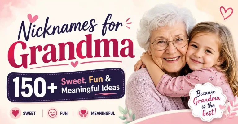 Nicknames for Grandma 150+ Sweet, Fun & Meaningful Ideas