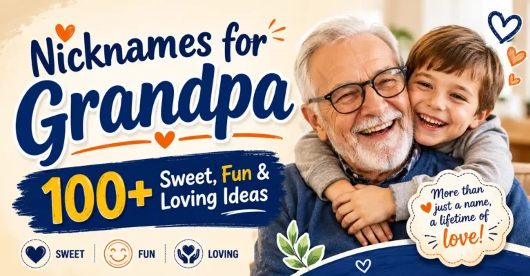 Nicknames for Grandpa 100+ Sweet, Fun & Loving Ideas