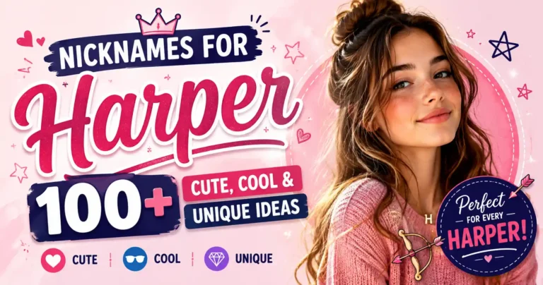 Nicknames for Harper 100+ Cute, Cool & Unique Ideas 🏹