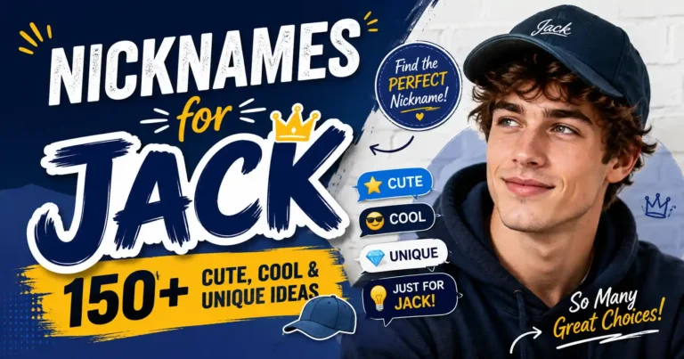Nicknames for Jack 150+ Cute, Cool & Unique Ideas 🧢
