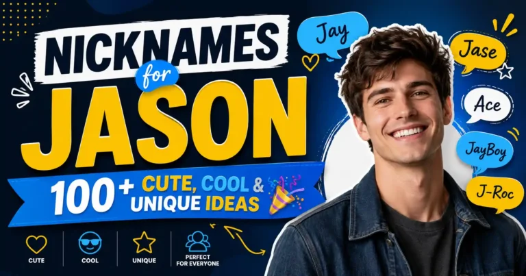 Nicknames for Jason 100+ Cute, Cool & Unique Ideas 🎉