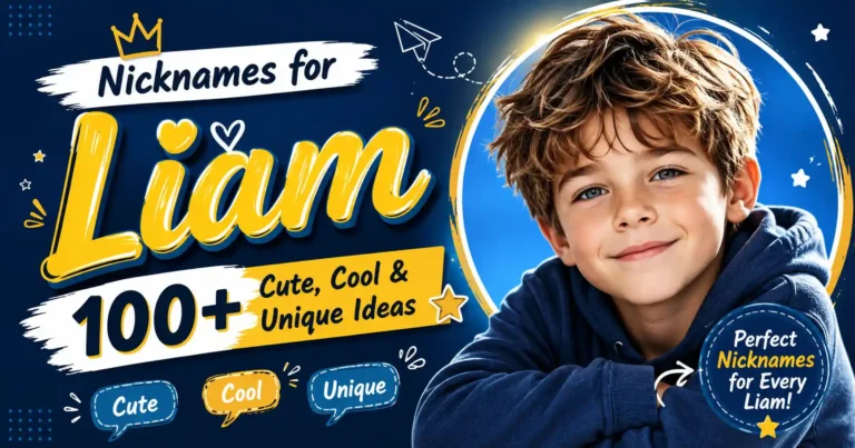 Nicknames for Liam 100+ Cute, Cool & Unique Ideas 🌟
