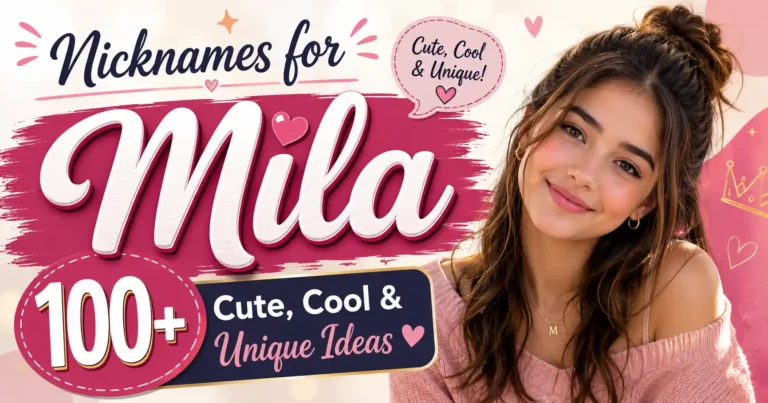 Nicknames for Mila 100+ Cute, Cool & Unique Ideas 💕