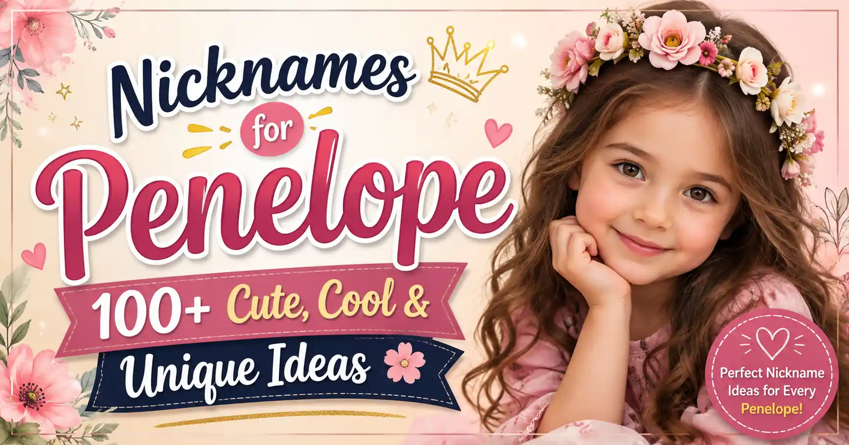 Nicknames for Penelope 100+ Cute, Cool & Unique Ideas 🌸