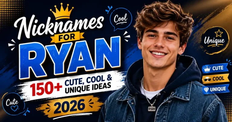 Nicknames for Ryan 150+ Cute, Cool & Unique Ideas 2026👑