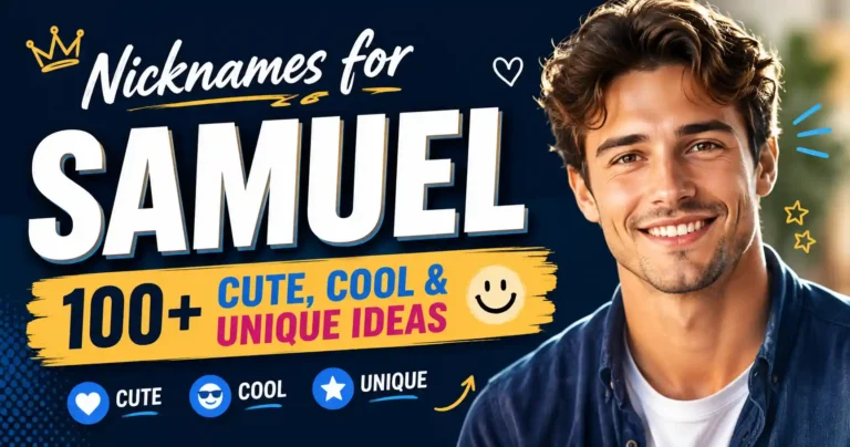 Nicknames for Samuel 100+ Cute, Cool & Unique Ideas 😊