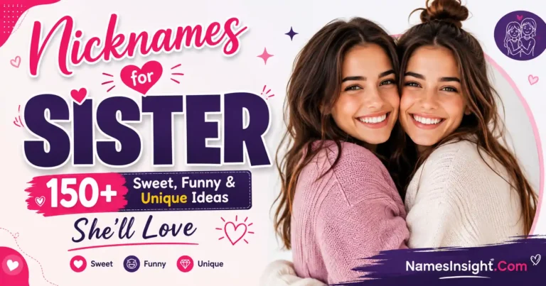 Nicknames for Sister 150+ Sweet, Funny & Unique Ideas She'll Love