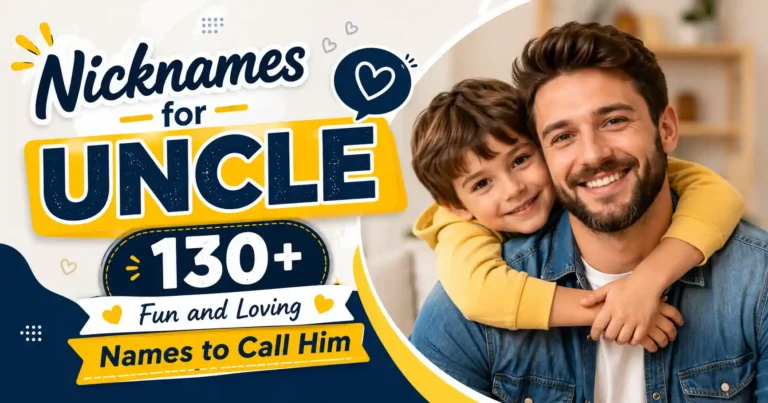Nicknames for Uncle 130+ Fun and Loving Names to Call Him